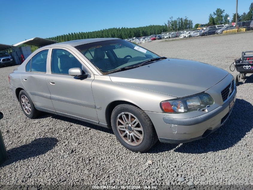 2004 Volvo S60 2.4 VIN: YV1RS64A142394829 Lot: 39631342