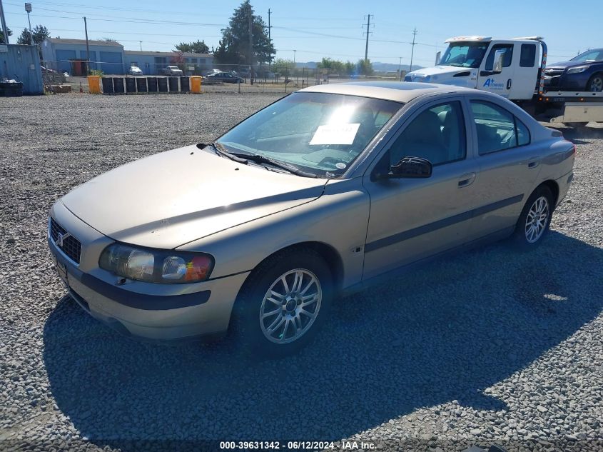 2004 Volvo S60 2.4 VIN: YV1RS64A142394829 Lot: 39631342