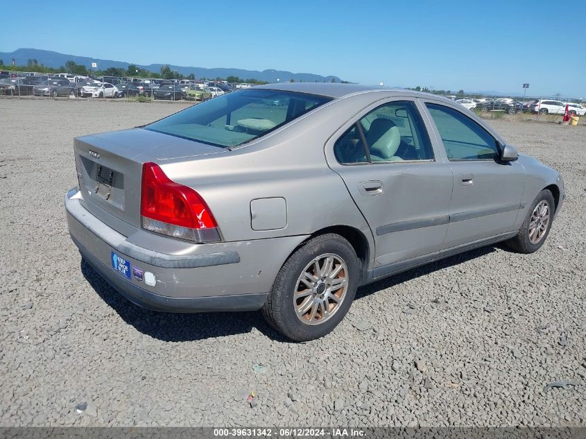 2004 Volvo S60 2.4 VIN: YV1RS64A142394829 Lot: 39631342