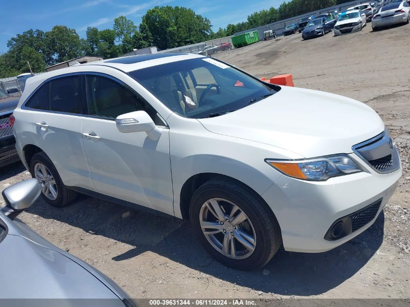 2015 Acura Rdx VIN: 5J8TB3H31FL012724 Lot: 39631344