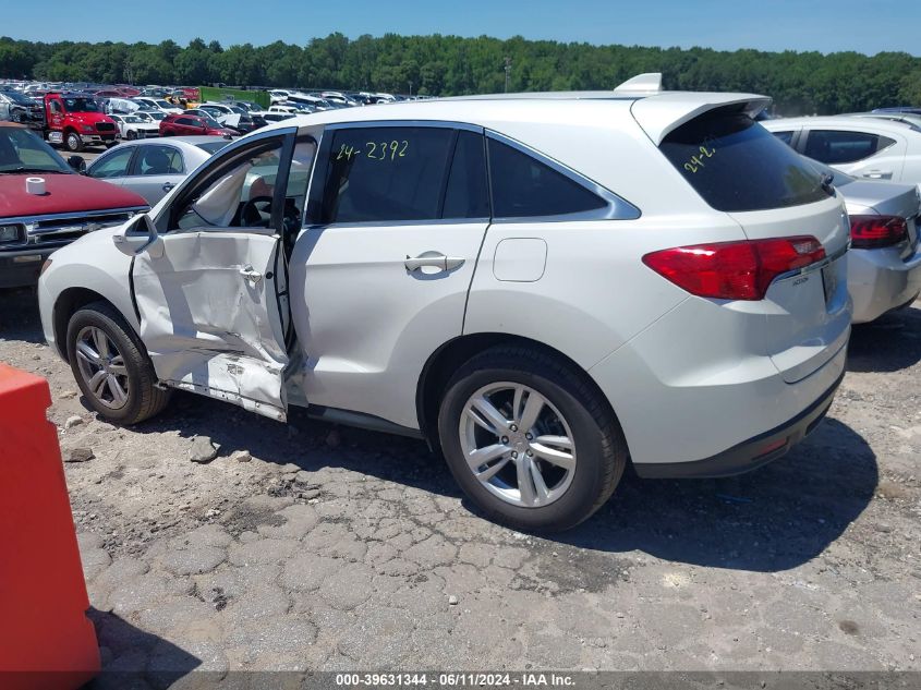 2015 Acura Rdx VIN: 5J8TB3H31FL012724 Lot: 39631344