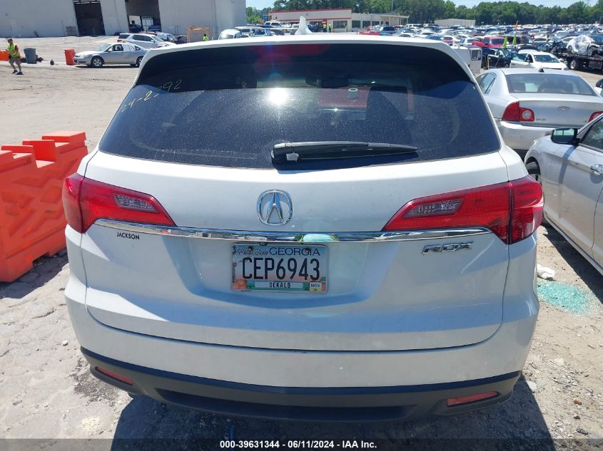 2015 Acura Rdx VIN: 5J8TB3H31FL012724 Lot: 39631344