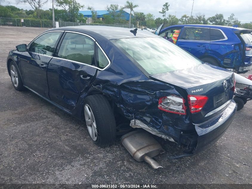 2015 Volkswagen Passat 1.8T Limited Edition VIN: 1VWAT7A35FC113010 Lot: 39631352