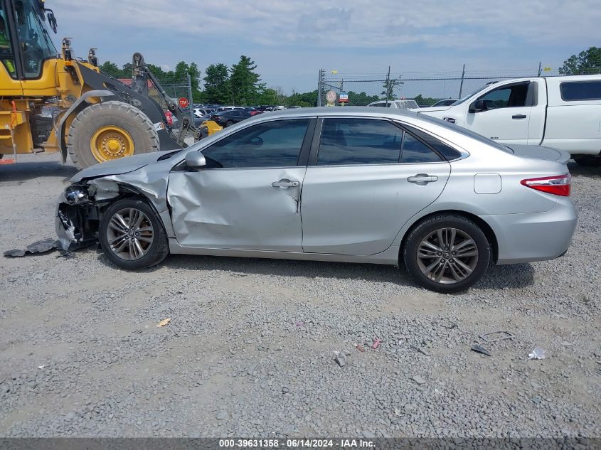 2016 Toyota Camry Se VIN: 4T1BF1FK0GU194906 Lot: 39631358