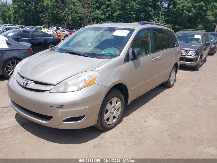 2008 Toyota Sienna Ce/Le VIN: 5TDZK23C78S147606 Lot: 39631359