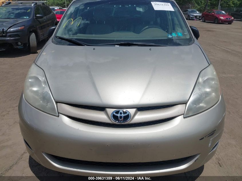 2008 Toyota Sienna Ce/Le VIN: 5TDZK23C78S147606 Lot: 39631359