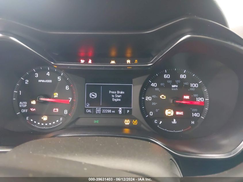 2022 Chevrolet Trailblazer Awd Lt VIN: KL79MRSL9NB109508 Lot: 39631403