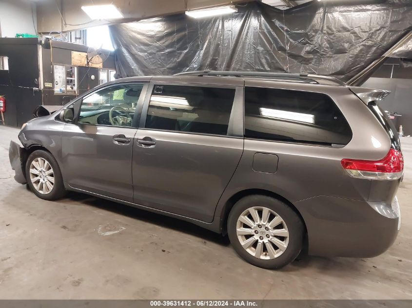 2014 Toyota Sienna Xle 7 Passenger VIN: 5TDDK3DCXES079392 Lot: 39631412