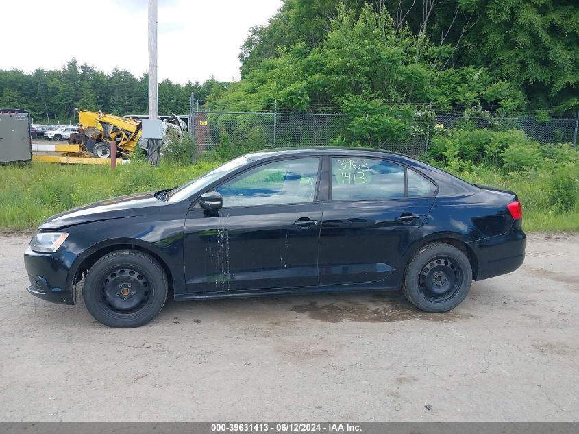 2011 Volkswagen Jetta 2.5L Se VIN: 3VWDZ7AJ3BM050198 Lot: 39631413