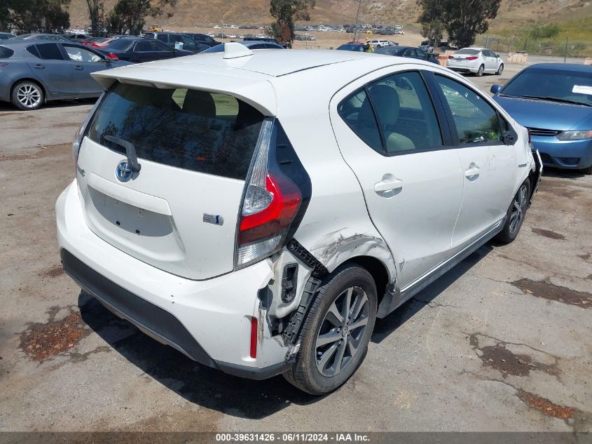 2018 Toyota Prius C Four VIN: JTDKDTB3XJ1602650 Lot: 39631426