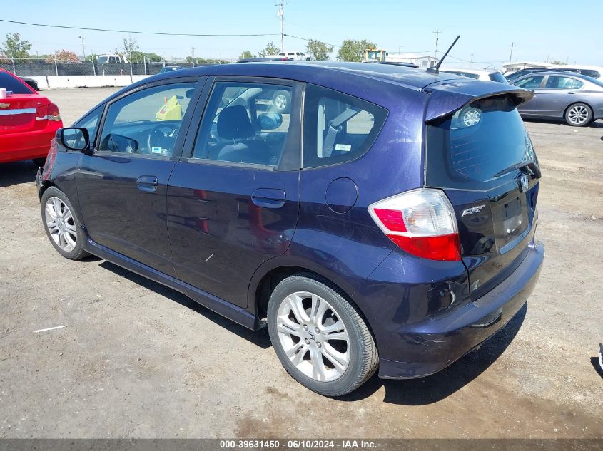 2009 Honda Fit Sport VIN: JHMGE88469S019139 Lot: 39631450