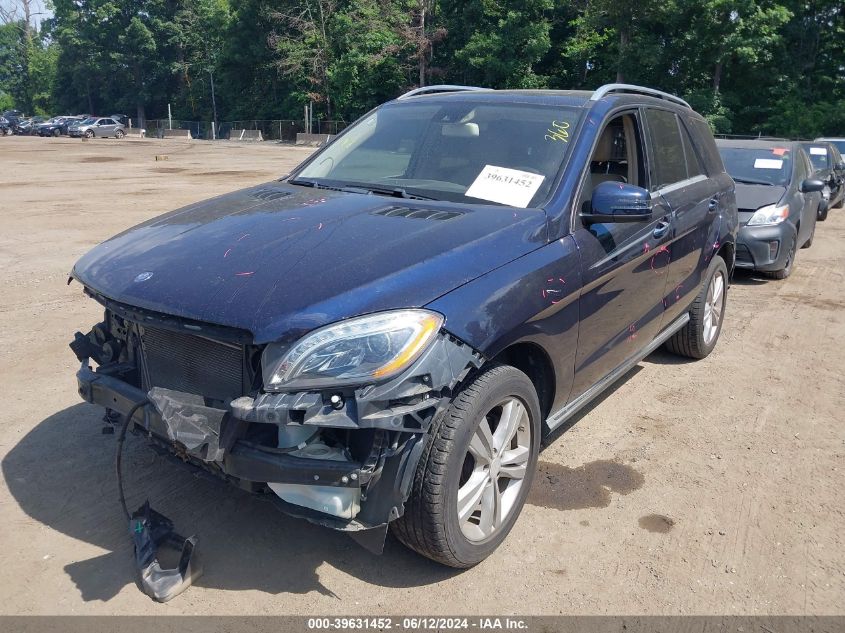 2013 Mercedes-Benz Ml 350 VIN: 4JGDA5JB2DA205052 Lot: 39631452