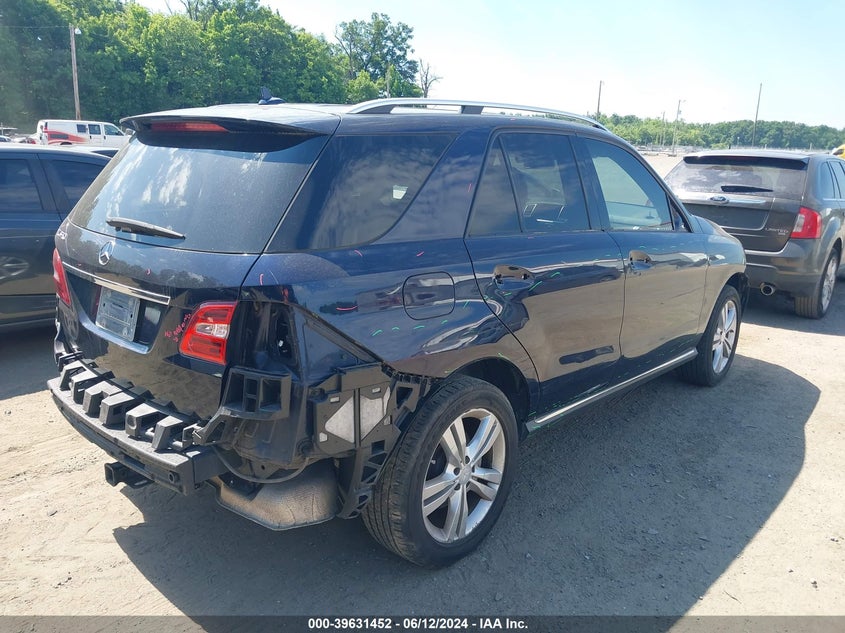 2013 Mercedes-Benz Ml 350 VIN: 4JGDA5JB2DA205052 Lot: 39631452