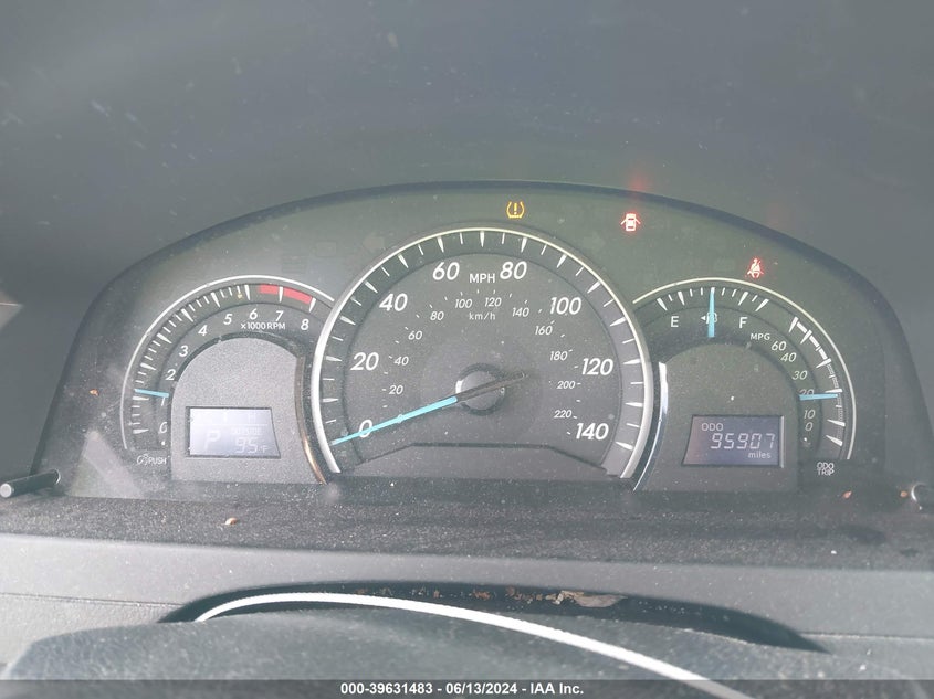 2012 Toyota Camry Le VIN: 4T4BF1FK5CR259992 Lot: 39631483