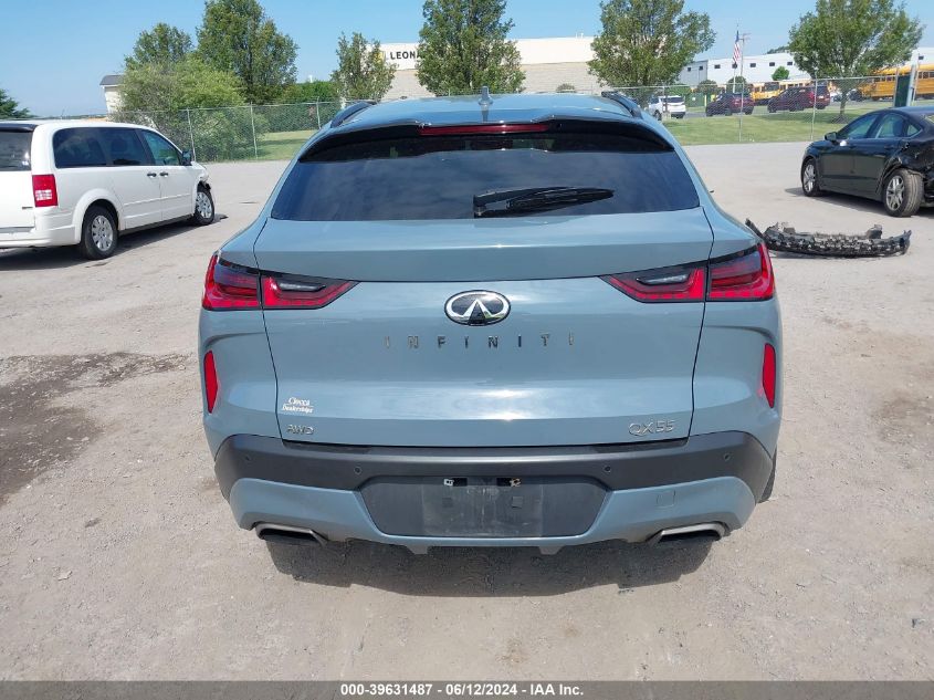 2023 Infiniti Qx55 Luxe Awd VIN: 3PCAJ5JR8PF104663 Lot: 39631487