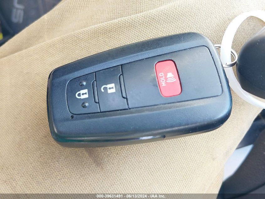 2019 Toyota Prius Le VIN: JTDKARFU0K3099845 Lot: 39631491