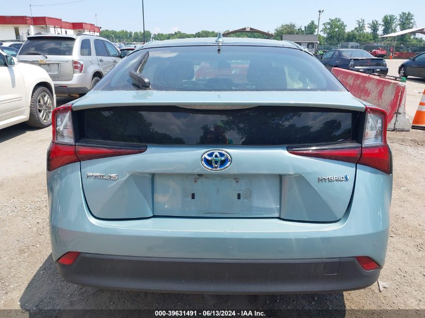 2019 Toyota Prius Le VIN: JTDKARFU0K3099845 Lot: 39631491