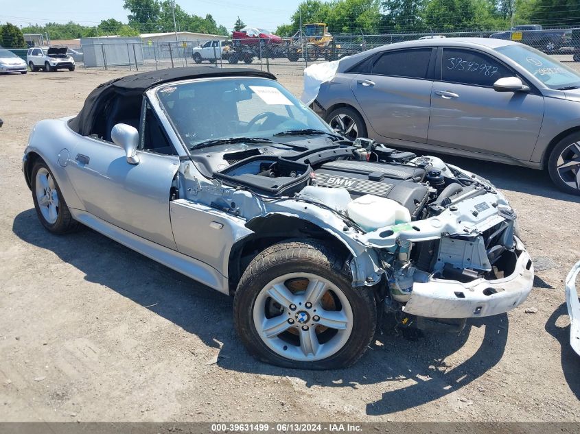 2000 BMW Z3 2.8 VIN: 4USCH3345YLF41591 Lot: 39631499