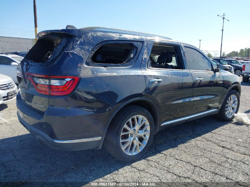 2014 Dodge Durango Citadel VIN: 1C4RDHEG0EC537067 Lot: 39631507