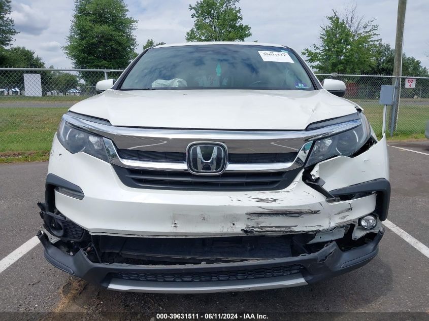 2019 Honda Pilot Ex-L VIN: 5FNYF6H54KB063370 Lot: 39631511