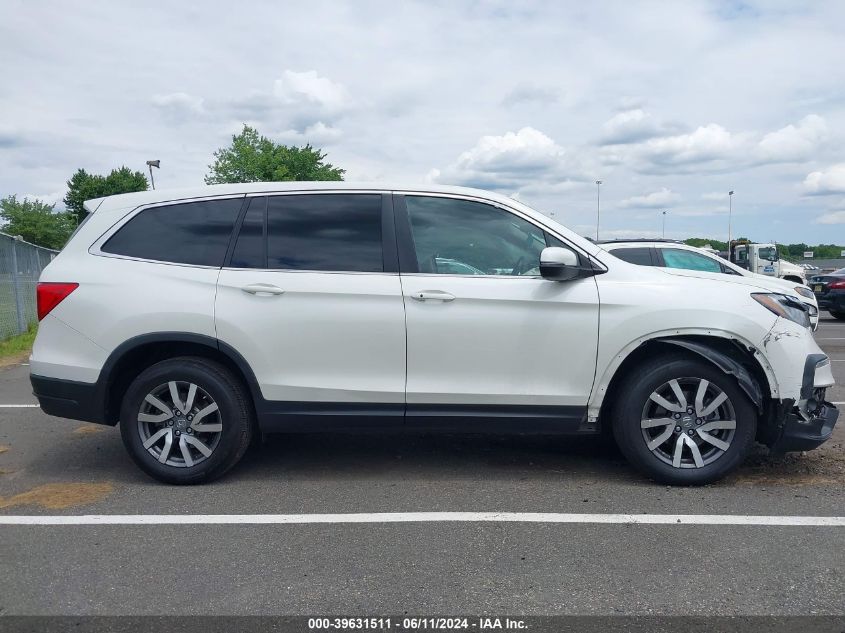 2019 Honda Pilot Ex-L VIN: 5FNYF6H54KB063370 Lot: 39631511