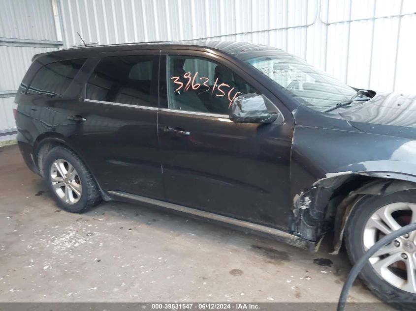 2013 Dodge Durango Sxt VIN: 1C4RDJAG2DC504938 Lot: 39631547