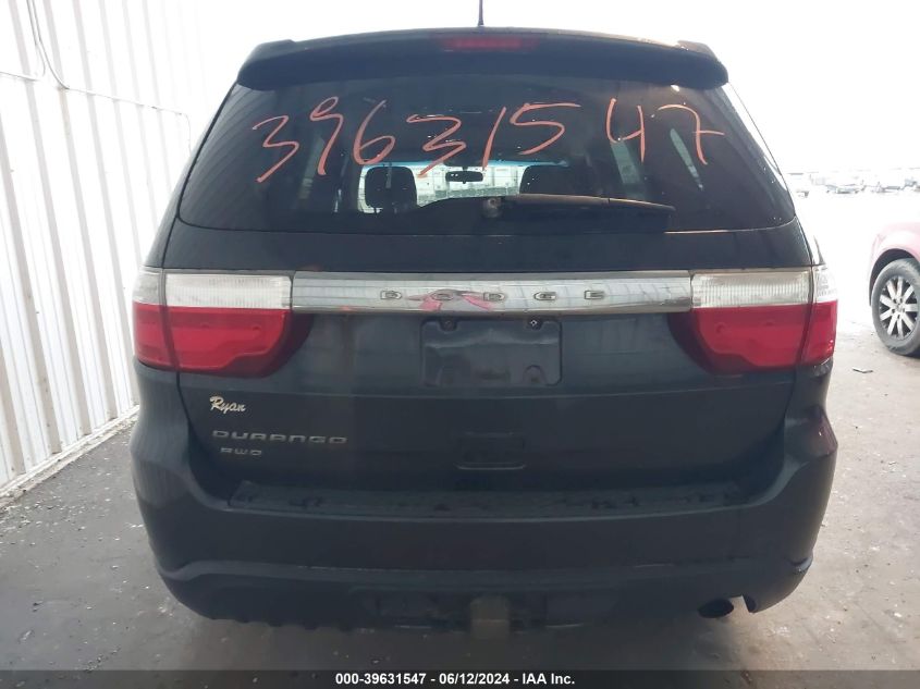 2013 Dodge Durango Sxt VIN: 1C4RDJAG2DC504938 Lot: 39631547
