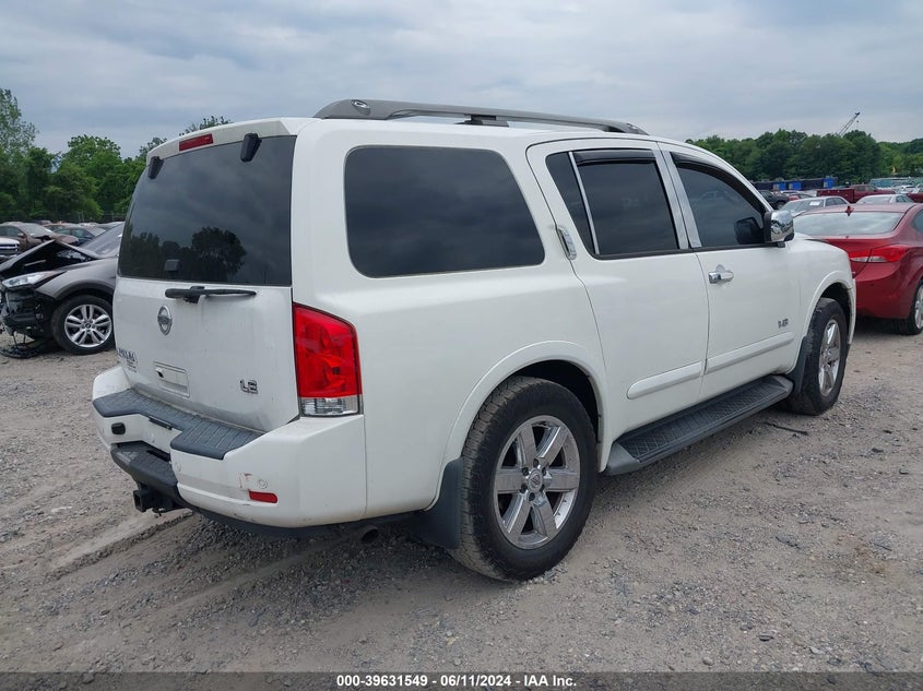 2009 Nissan Armada Le VIN: 5N1AA08C29N606461 Lot: 39631549