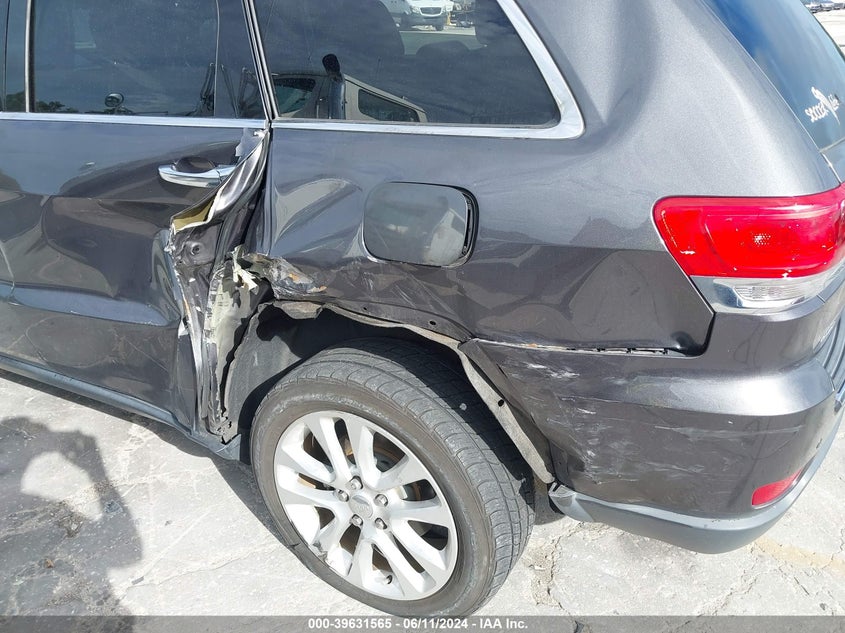 2017 Jeep Grand Cherokee Limited 4X2 VIN: 1C4RJEBG5HC712753 Lot: 39631565