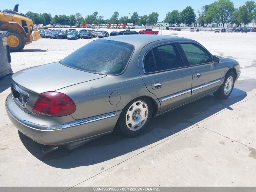 2000 Lincoln Continental VIN: 1LNHM97V1YY889378 Lot: 39631566