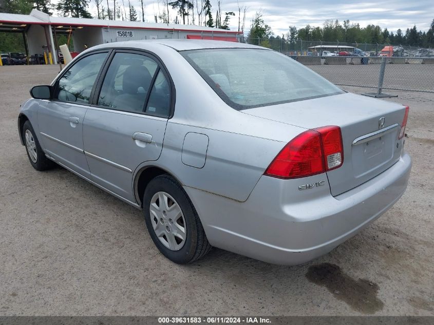 2003 Honda Civic Lx VIN: 2HGES16683H528128 Lot: 39631583