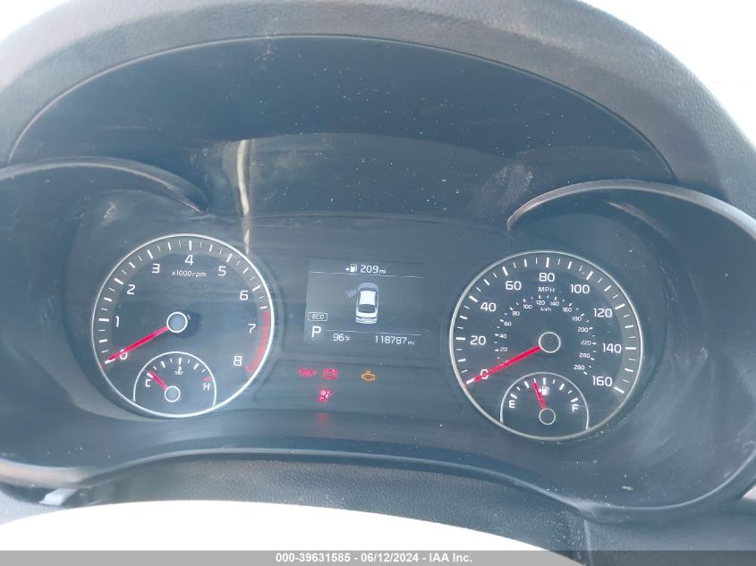 2020 Kia Optima Lx VIN: 5XXGT4L35LG406717 Lot: 39631585