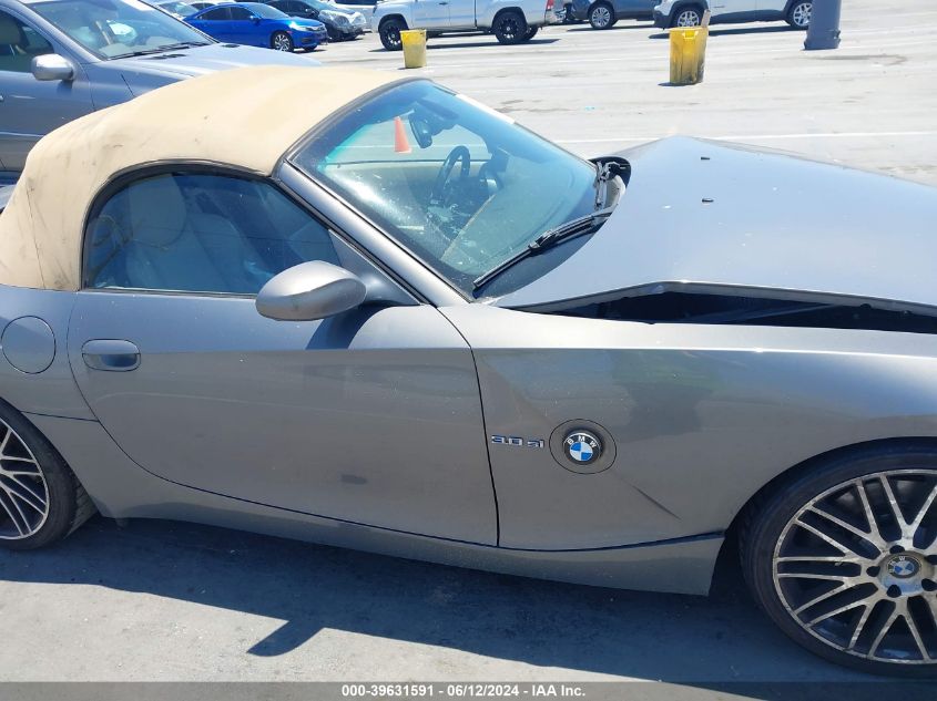 4USBU53527LX02826 2007 BMW Z4 3.0Si