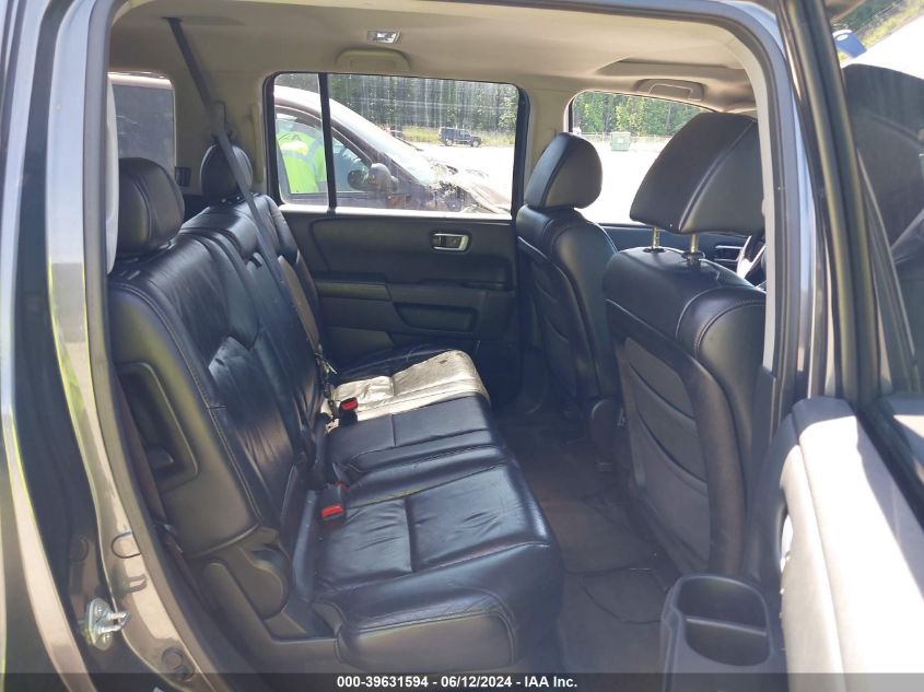 2011 Honda Pilot Ex-L VIN: 5FNYF4H51BB038320 Lot: 39631594