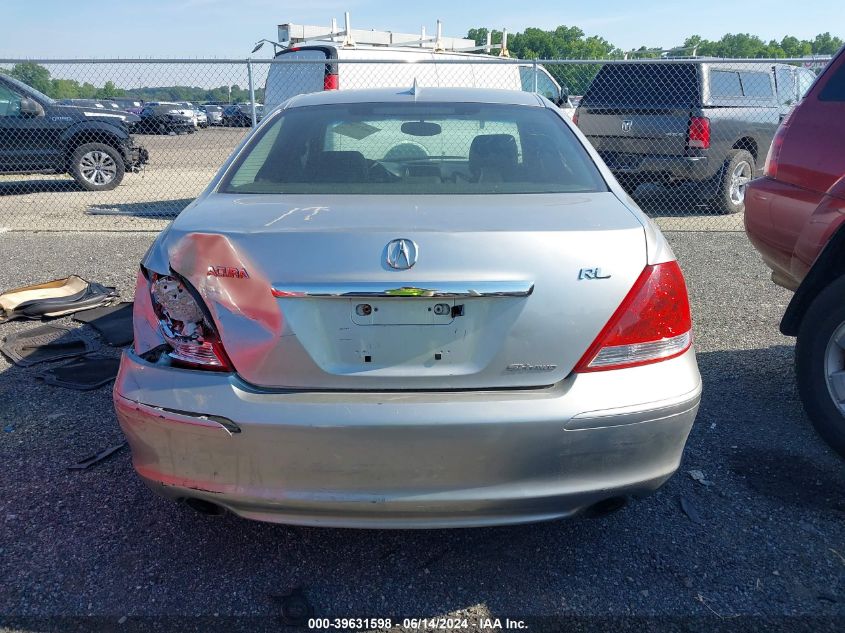 2007 Acura Rl 3.5 VIN: JH4KB165X7C004902 Lot: 39631598