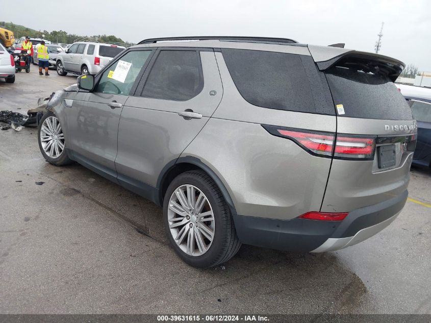 2017 Land Rover Discovery Hse Luxury VIN: SALRHBBK3HA035303 Lot: 39631615