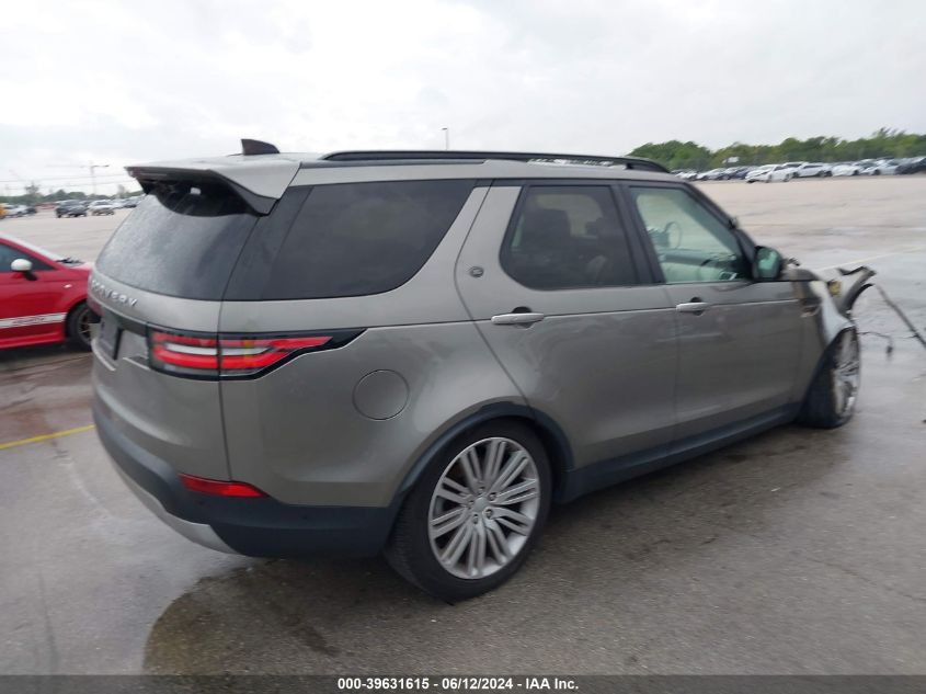 2017 Land Rover Discovery Hse Luxury VIN: SALRHBBK3HA035303 Lot: 39631615