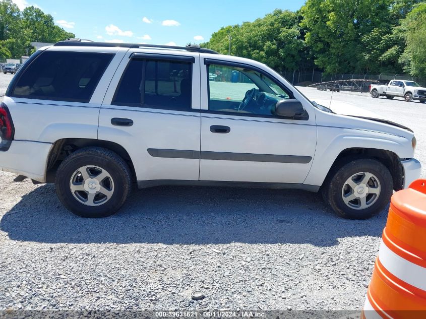 2005 Chevrolet Trailblazer Ls VIN: 1GNDT13S252215295 Lot: 39631621