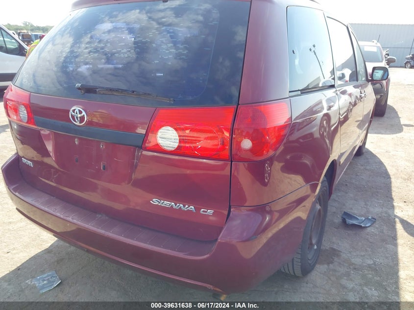 2010 Toyota Sienna Ce VIN: 5TDKK4CC2AS339129 Lot: 39631638