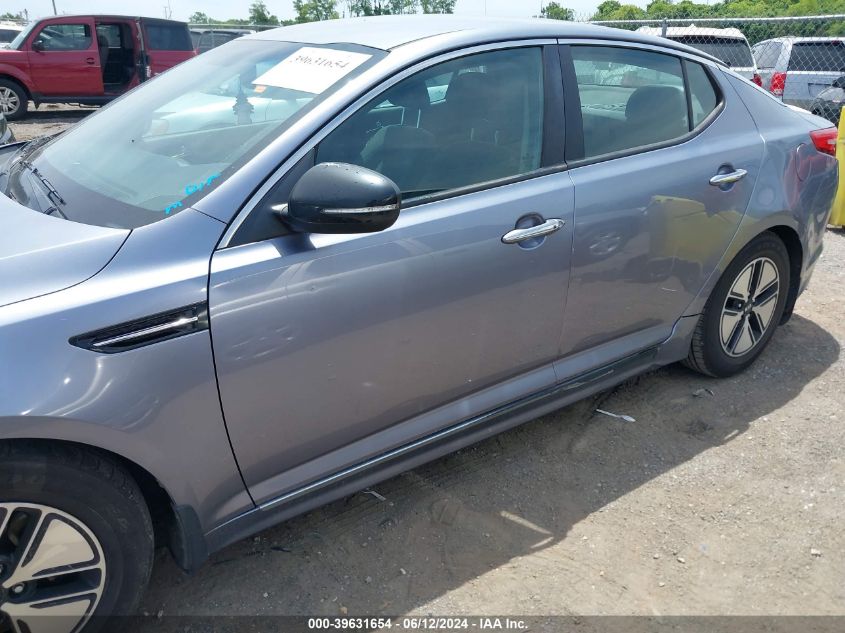 2011 Kia Optima Hybrid Ex VIN: KNAGM4AD5B5005385 Lot: 39631654