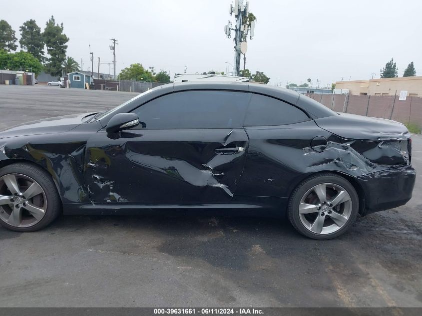 2010 Lexus Is 350C VIN: JTHFE2C2XA2501065 Lot: 39631661