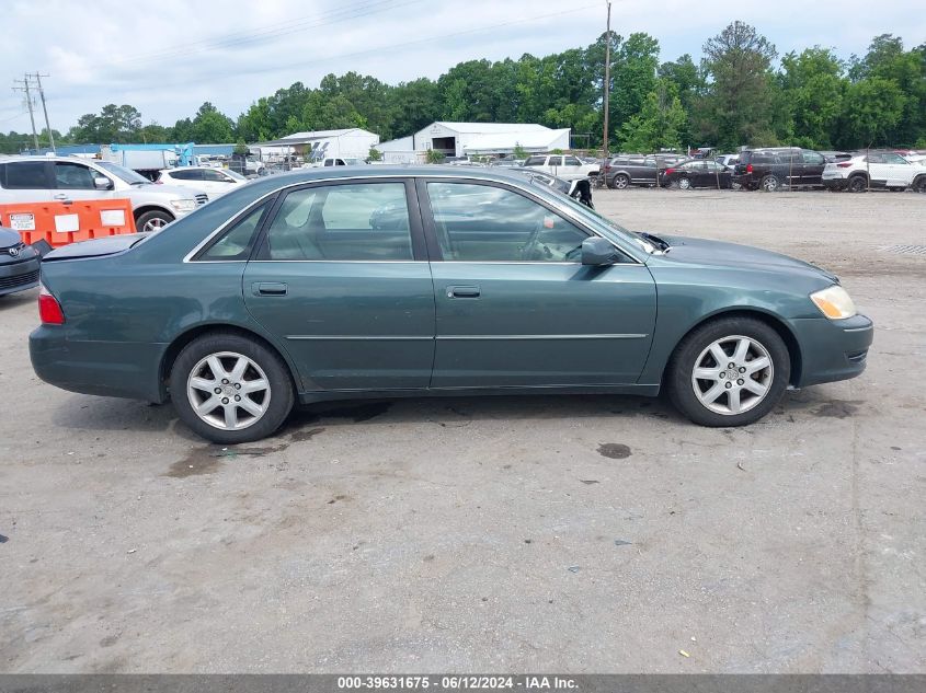 2003 Toyota Avalon Xl VIN: 4T1BF28B33U270776 Lot: 39631675