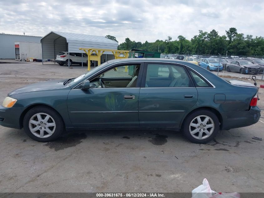 2003 Toyota Avalon Xl VIN: 4T1BF28B33U270776 Lot: 39631675