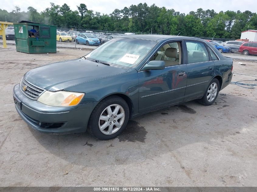 2003 Toyota Avalon Xl VIN: 4T1BF28B33U270776 Lot: 39631675