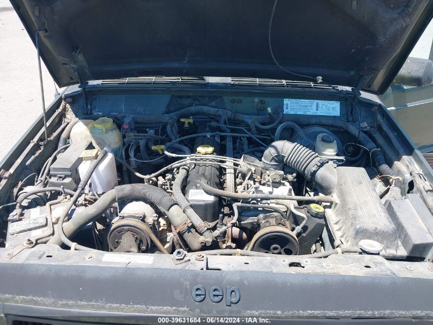 1996 Jeep Cherokee Sport/Classic VIN: 1J4FJ68S2TL261904 Lot: 39631684