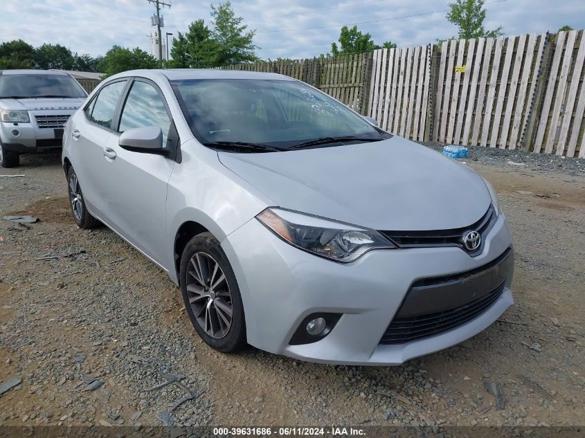 2016 Toyota Corolla Le Premium VIN: 2T1BURHE3GC740658 Lot: 39631686