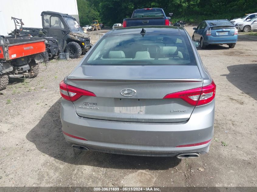 2015 Hyundai Sonata Limited VIN: 5NPE34AF2FH047209 Lot: 39631699