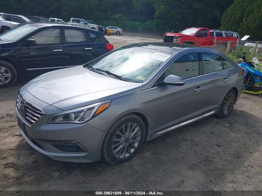 2015 Hyundai Sonata Limited VIN: 5NPE34AF2FH047209 Lot: 39631699