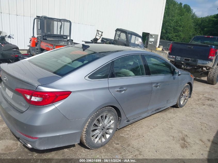 2015 Hyundai Sonata Limited VIN: 5NPE34AF2FH047209 Lot: 39631699