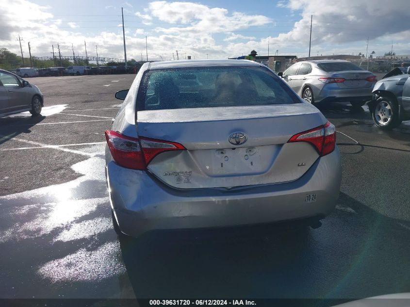 2014 Toyota Corolla L/Le/Le Plus/Le Premium/S/S Plus/S Premium VIN: 5YFBURHE5EP156954 Lot: 39631720